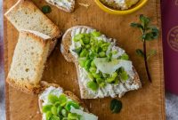 Ricotta and Broad Bean Bruschetta: A Meadow Picnic