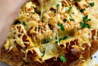 Cheesy Chive and Garlic Pull-Apart Bread Recipe