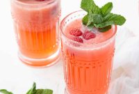 Two Ingredient Raspberry Lemonade Recipe