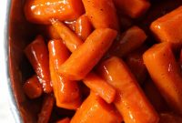 Brown Sugar Cider Glazed Carrots