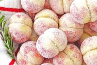 Dulce de Leche Filled Peach Cookies Recipe