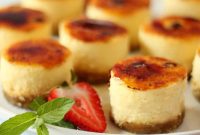 Mini Crème Brûlée Cheesecake Bites Recipe