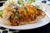 BBQ Chicken Stuffed French Bread Recipe