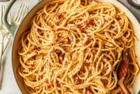 Creamy Spicy Bucatini Carbonara Recipe
