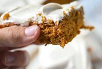 Moist Pumpkin Bars Recipe Made with Cake Mix