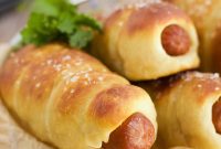 Pretzel Dogs Recipe: Soft Pretzel-Wrapped Hot Dogs