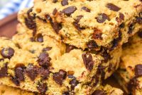 Pumpkin Chocolate Chip Cookie Bars Recipe