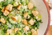 Homemade Caesar Salad Recipe with Classic Parmesan Dressing