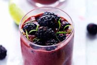 Blackberry Lime Green Smoothie Recipe