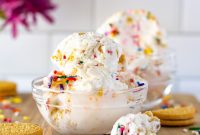 No-Churn Funfetti Golden Oreo Ice Cream Recipe
