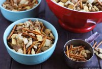 Crispy Oven Baked Chex Mix with Bacon Drippings