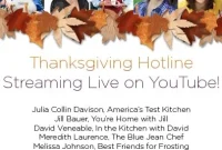 Thanksgiving Hotline with BFFF QVC and America’s Test Kitchen
