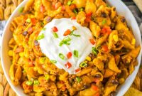 Slow Cooker Taco Pasta Recipe for Weeknight Dinner