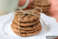 Chewy Brown Butter Oatmeal Ginger Cookies