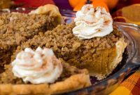 Pumpkin Pie with Streusel Topping Recipe