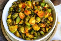 Crispy Honey Sriracha Brussels Sprouts