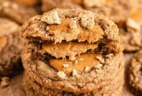 Soft Pumpkin Cheesecake Cookies with Cream Cheese Swirl