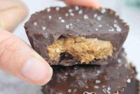 High-Protein Almond Butter Dark Chocolate Cups