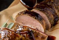Balsamic Glazed Pork Tenderloin Recipe