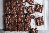 Chocolate Brownies with Port-Soaked Cherries