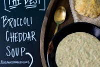 Creamy Homemade Broccoli Cheddar Soup Recipe