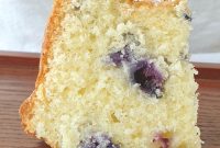 Lemon Blueberry Cake Recipe with Fresh Berries