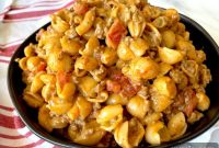 Taco Macaroni and Cheese Skillet Dinner