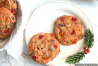 Chewy Fruitcake Cookies with Candied Fruit and Nuts