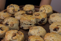 Salted Caramel Chocolate Walnut Scones Recipe – Kylie’s Birthday