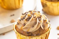 Salted Caramel Cupcakes with Creamy Caramel Frosting