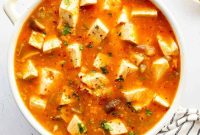 Quick Spicy Silken Tofu Recipe with Garlic Chili Sauce