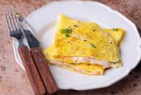 Smoked Salmon Omelet with Lox and Schmear, 5 Ingredients