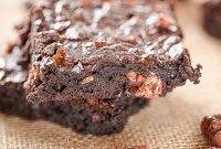 Dark Chocolate Crunch Brownies Recipe