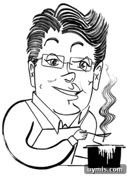 Sugo di Pomodoro Italian Tomato Sauce Recipe 3 David caricature