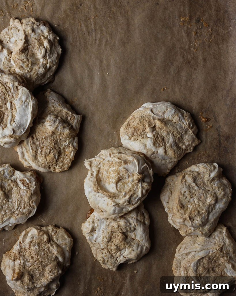 Halva and Tahini Forgotten Cookies 2 halva and tahini forgotten cookies