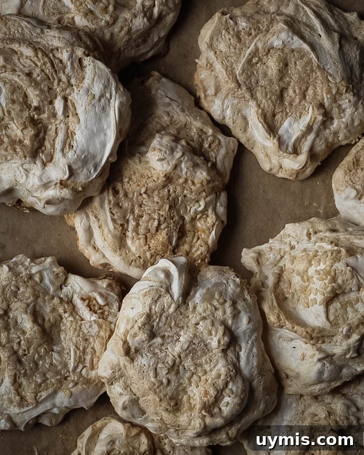 Halva and Tahini Forgotten Cookies 6 finished halva tahini forgotten cookies