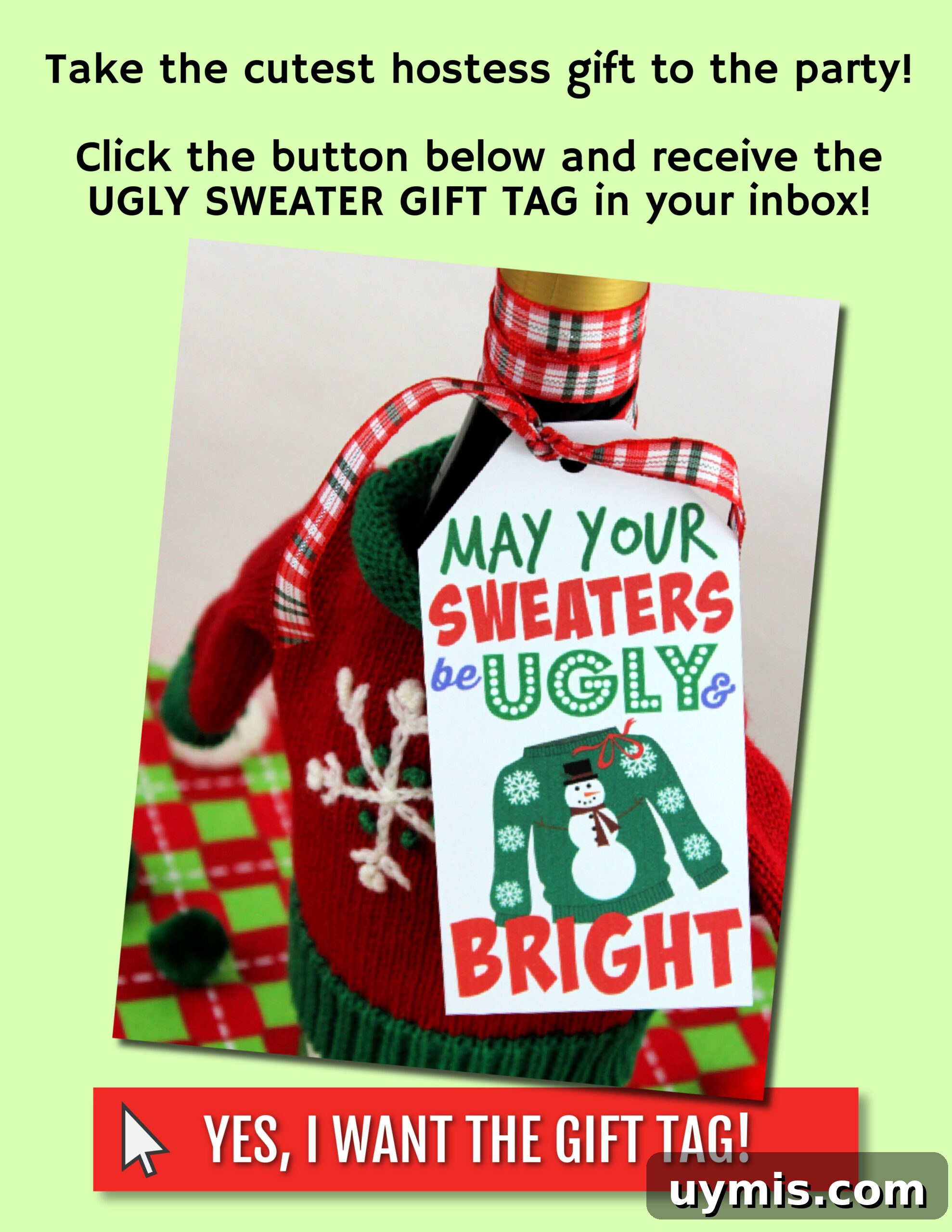 Office Christmas Party Sweaters That Stand Out 3 Ugly Christmas Sweater Gift Tag