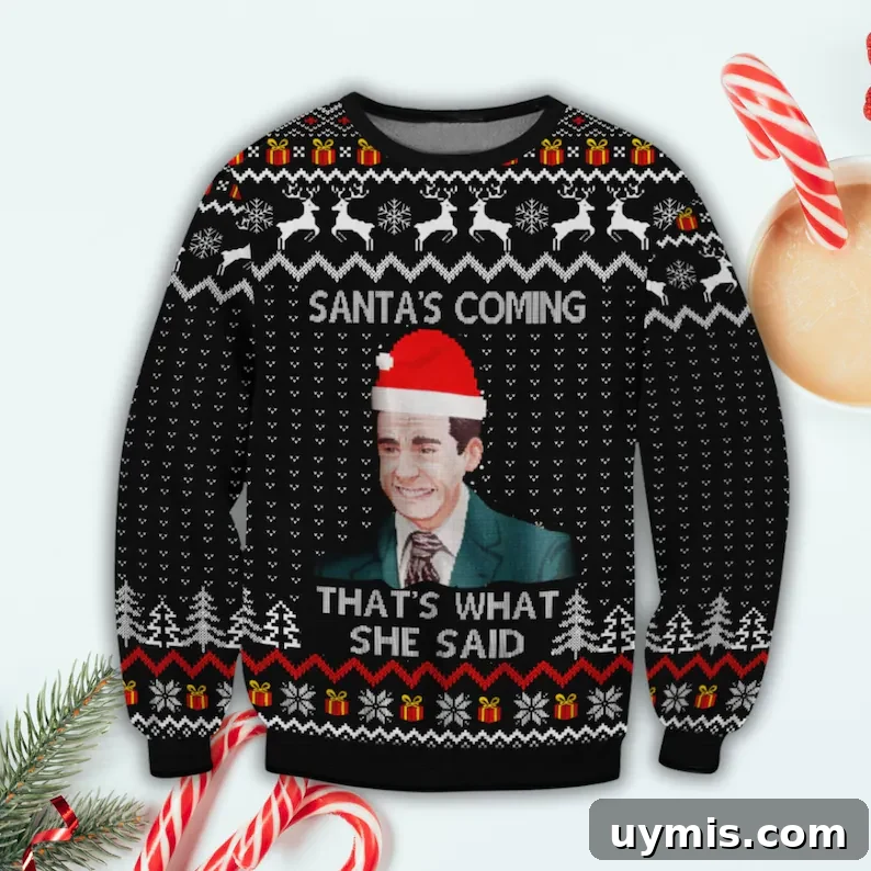 Image for Santa's Coming Christmas Sweater