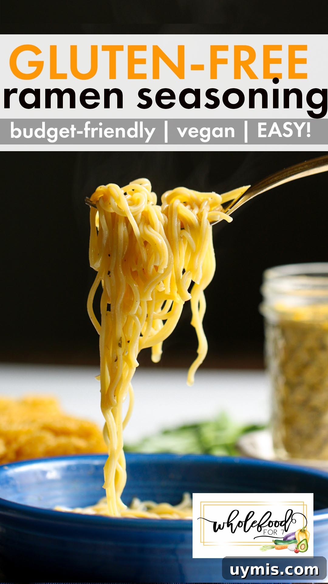 Gluten-Free Ramen Seasoning Mix 2 Gluten-free Ramen Seasoning - EASY, budget-friendly, dairy-free, vegan, nut-free. 5-minutes to make!