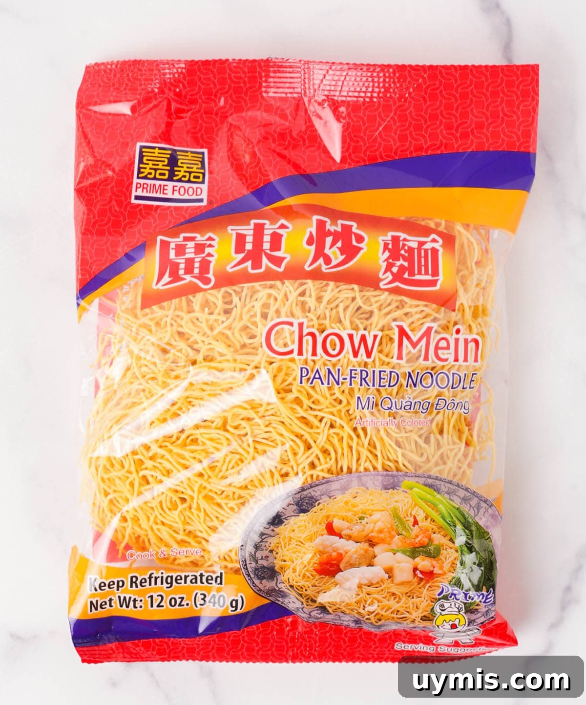 Vietnamese Crispy Noodle Stir Fry Mi Xao Gion 29 Chow mein noodle package.