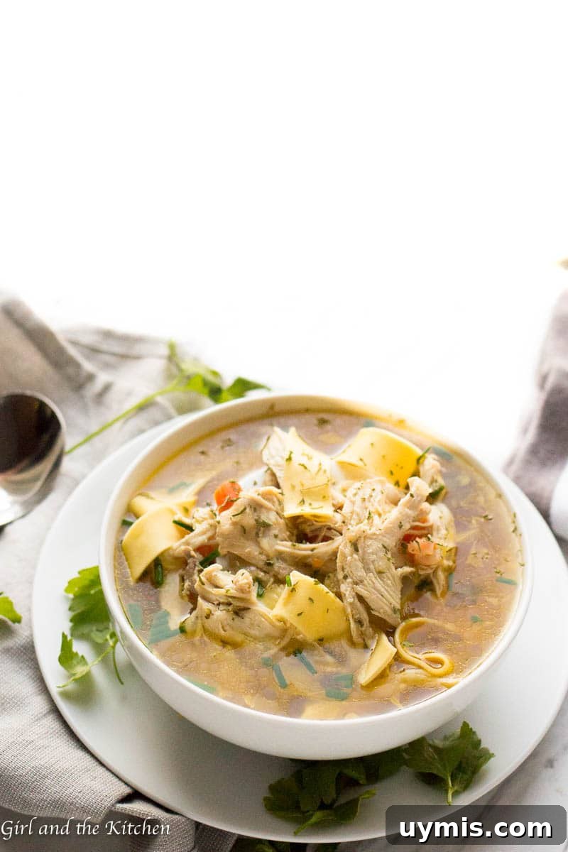 Instant pot chicken soup