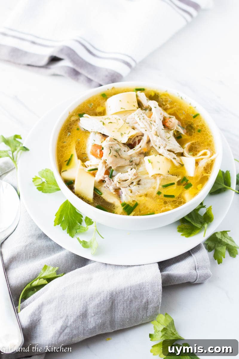Instant pot chicken soup