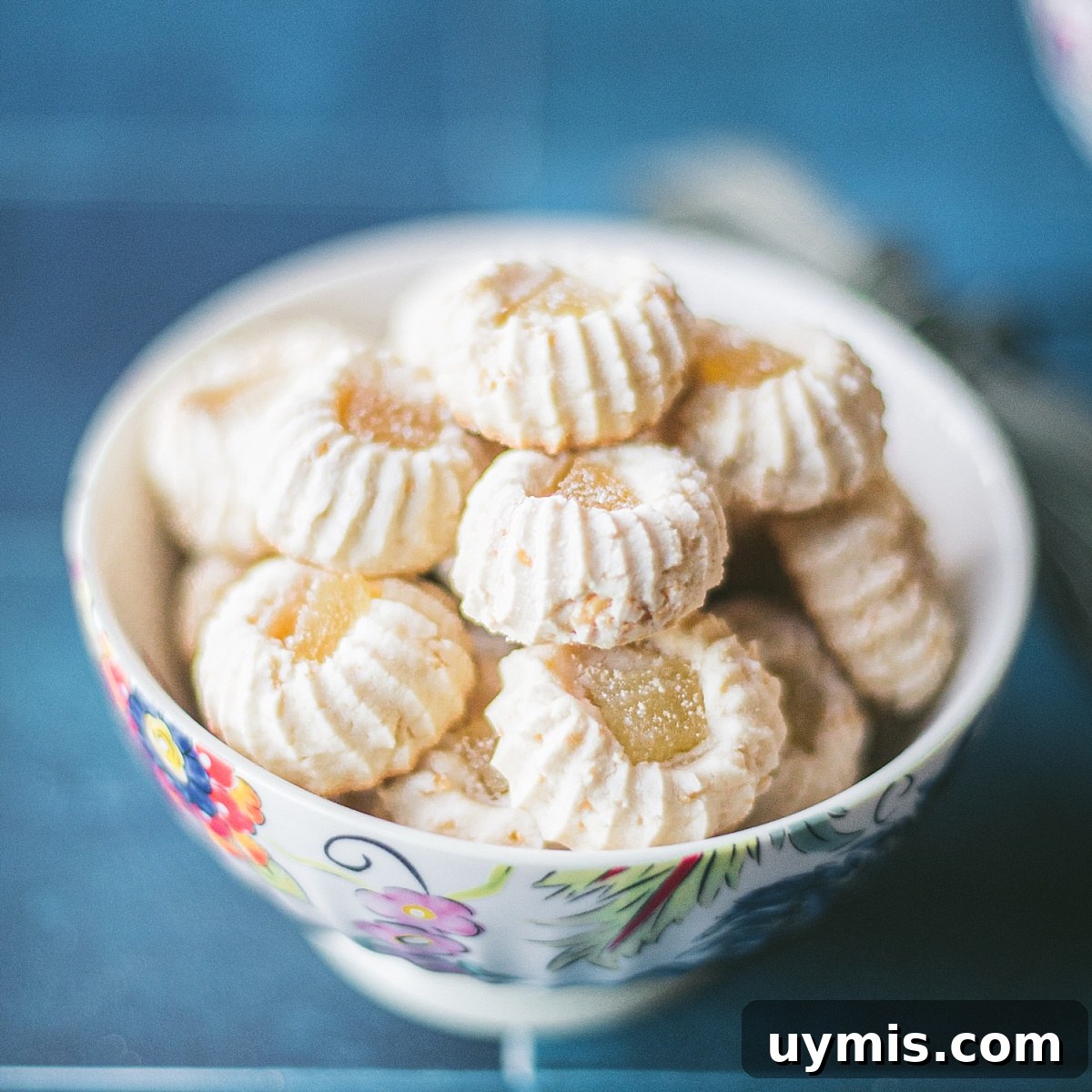 Indonesian butter pandan cookies