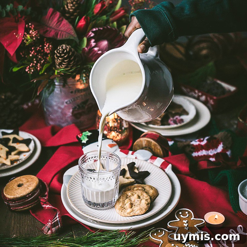 Plate of cookies for Santa