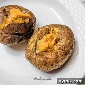 Crispy Air Fryer Baked Potatoes 6 img 11171 5