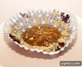 Blueberry Polenta Cupcakes - bite taken