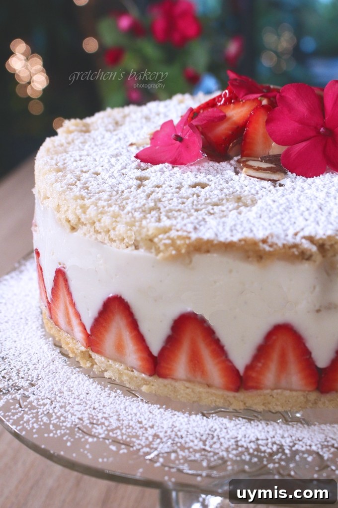 Vegan Fraisier Cake