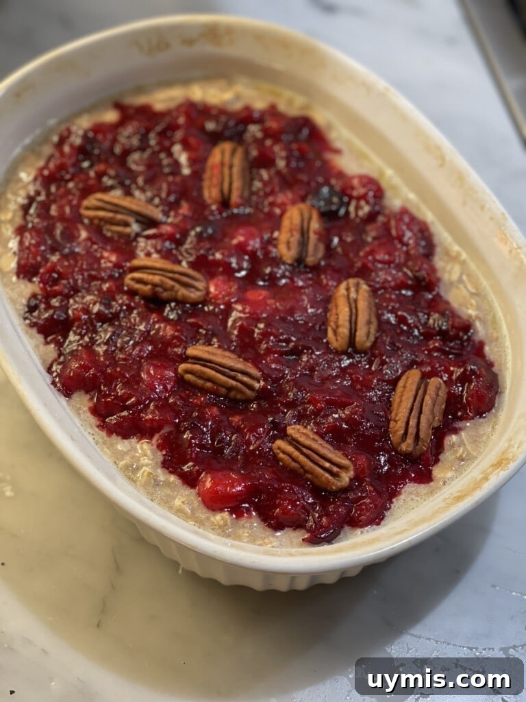 cranberry baked oatmeal