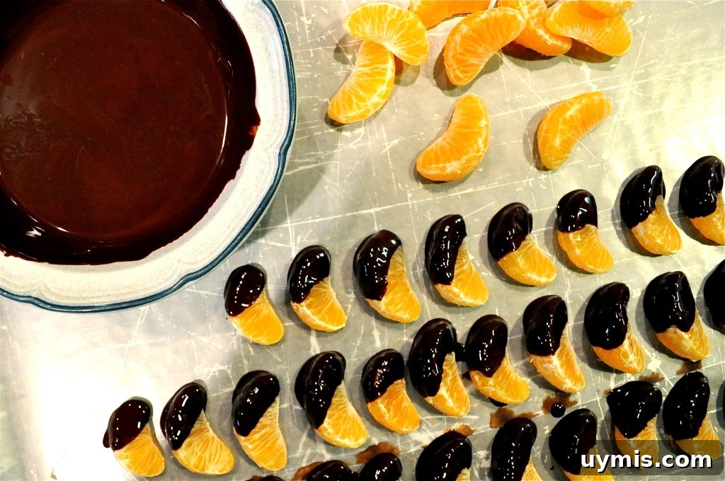 frozen chocolate orange bites