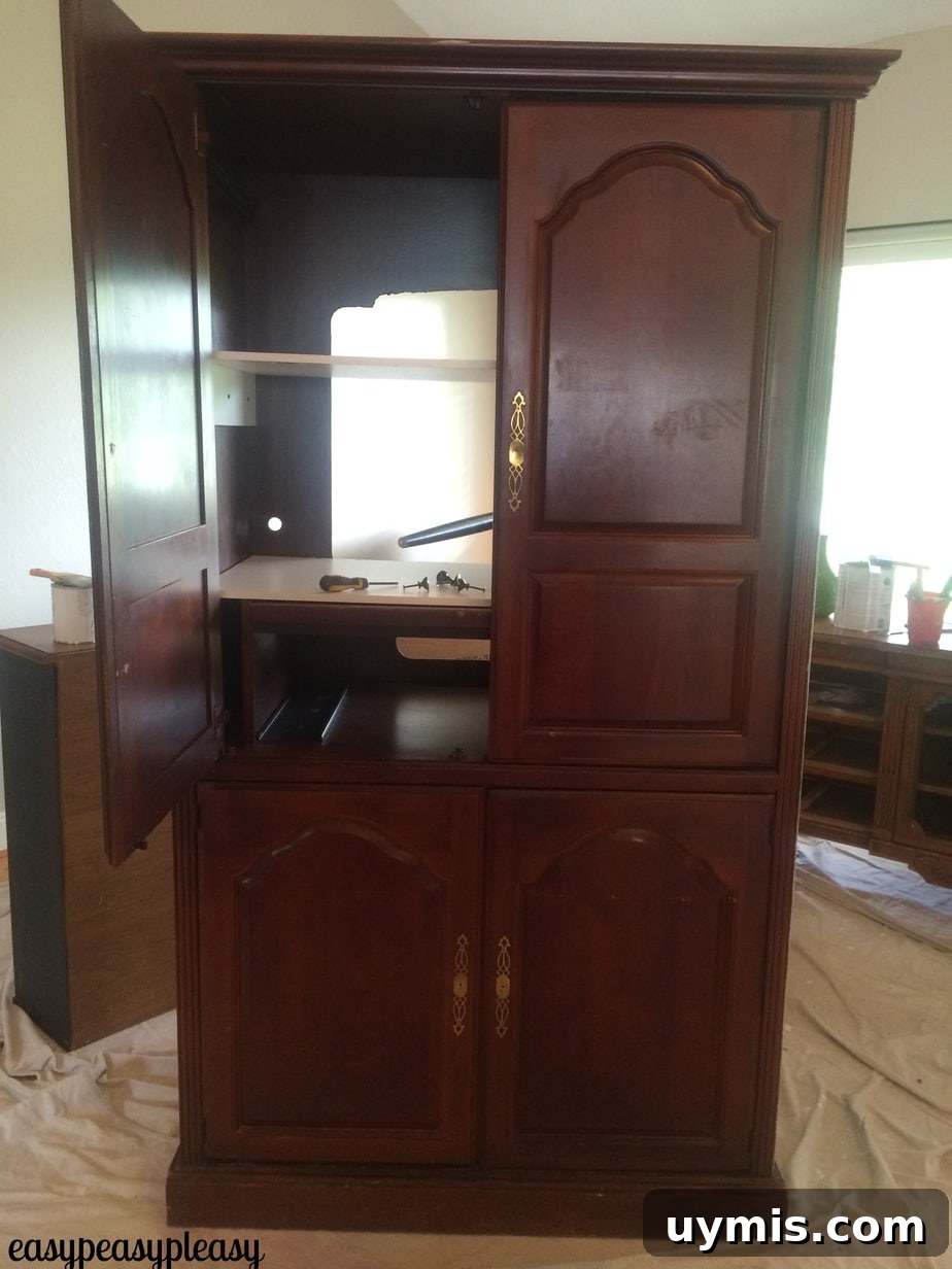 Armoire makeover